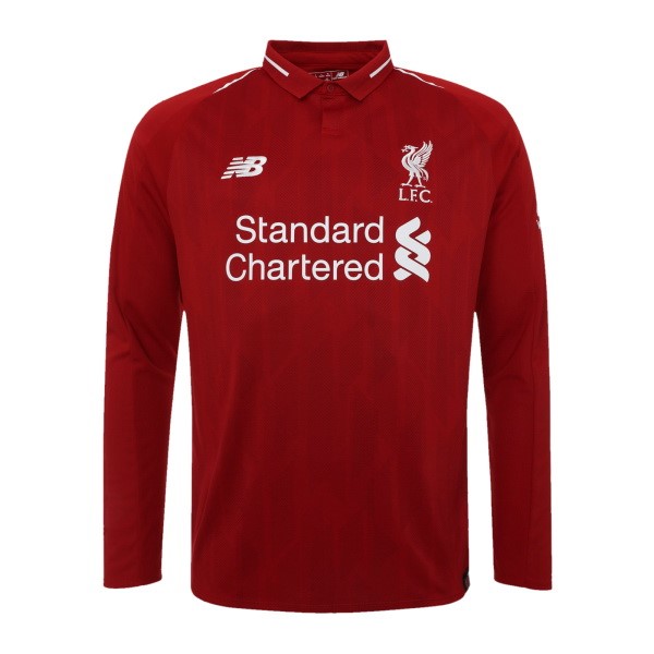 Tailandia Camiseta Liverpool 1ª ML 2018-2019 Rojo